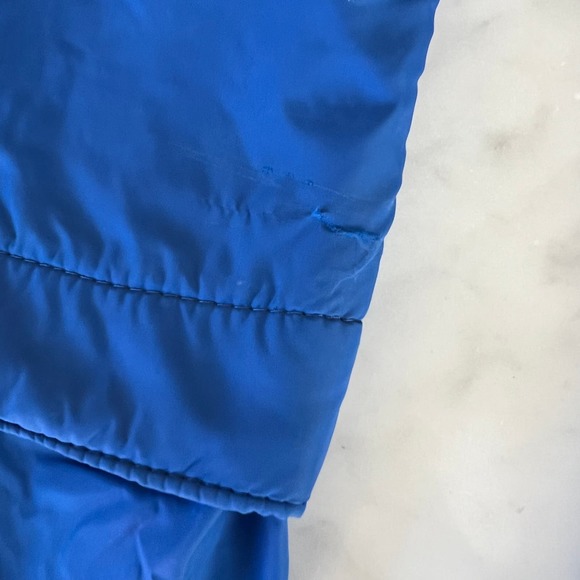 Vintage 80s Blue Ski Snow Bib Overalls by Stowe / Women's Small - Picture 11 of 12